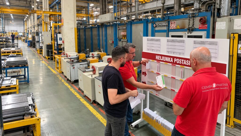 Darstellung eines Liefernetzwerks und seiner Materialflüsse