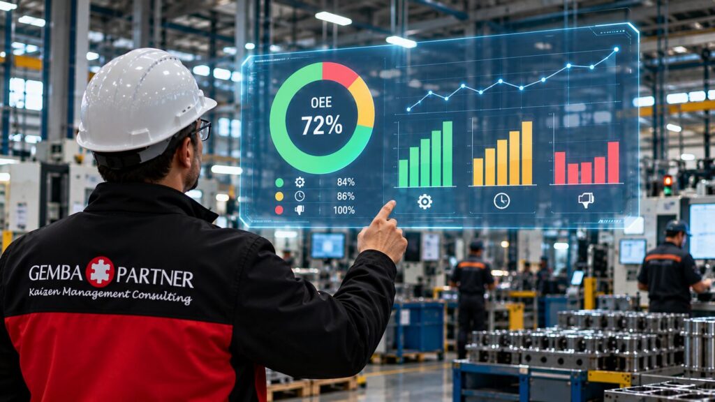 Darstellung von OEE-Kennzahlen und ihrer Nutzung zur Beurteilung der Anlagenleistung